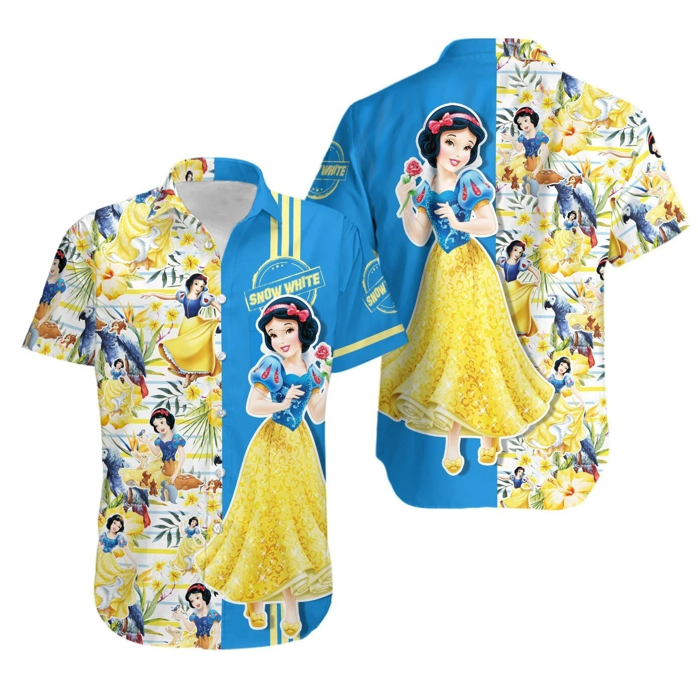 Snow White Princess Hawaiian Shirt