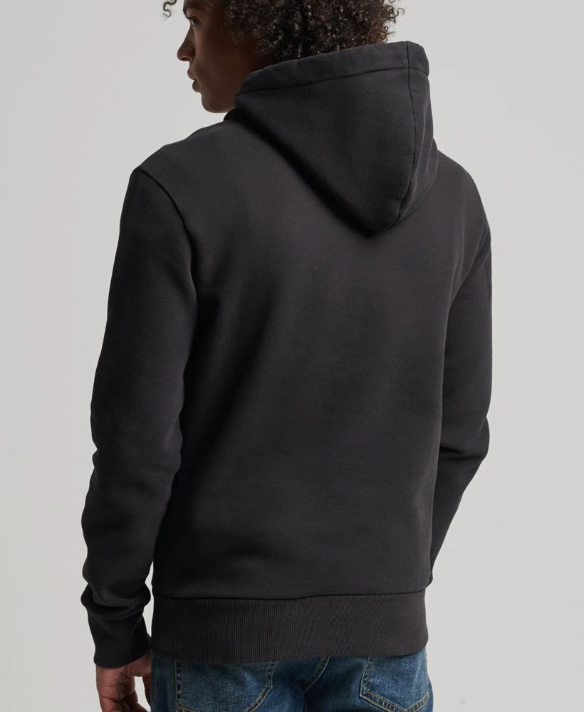 mens black hoodie graphic