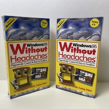 Vintage PC Tutorial - Windows 95  for 98 Without Headaches 2 VHS Tapes