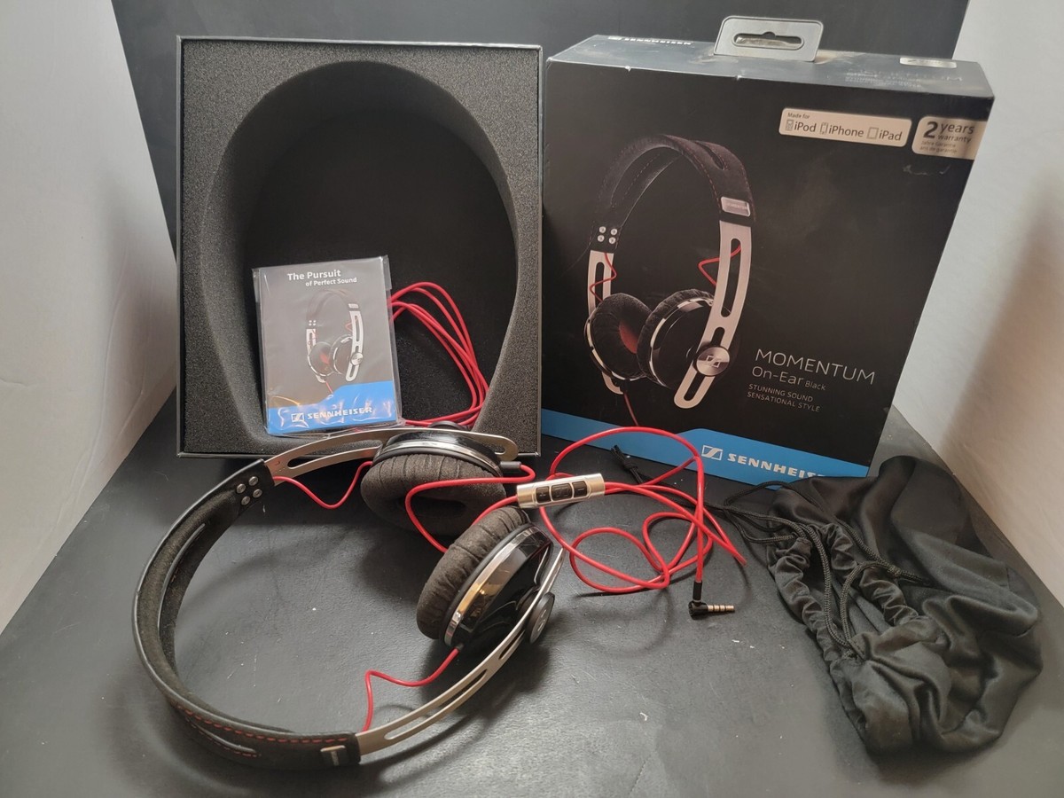 Sennheiser Momentum On-Ear Headphone - Black Made For iPod iPhone