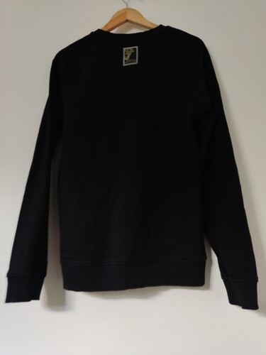 Versace Collection Black Logo Jumper - Size UK L - Picture 6 of 8
