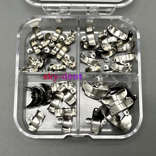 50Pcs Dental Matrix Bands Sectional Contoured Metal Matrices Refill Band 3.5-6.5 - Picture 10 of 16