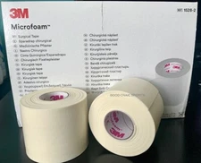 3M Microfoam ELASTIC FOAM Surgical Medical Tape 2" x 5.5 yds - 1, 2, 4, 6 Rolls
