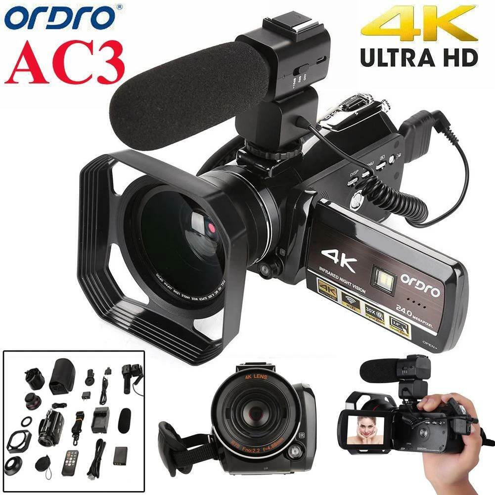 Ordro ac3 ultra sales hd video camera