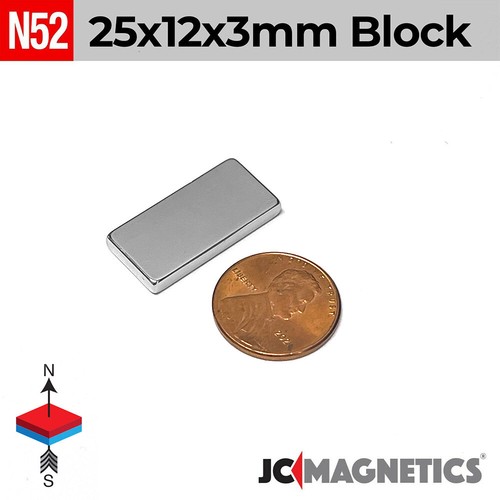 N52 Super Strong Rare Earth Neodymium Magnet Blocks Squares Thin Small Large - Picture 73 of 80