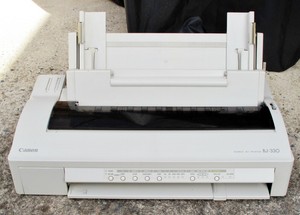 Canon BJ-330 A3 Bubble jet printer. Large ink jet bubblejet vintage retro K10080 | eBay
