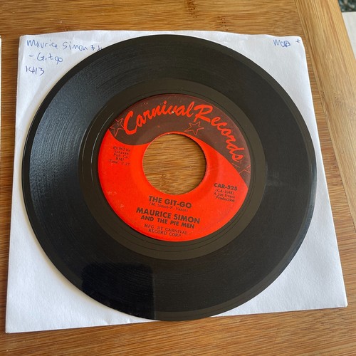 Maurice Simon & Pie Herren 7" The Git Go CARNIVAL NORTHERN SOUL Schallplatte a1413