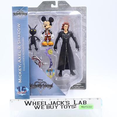 Mickey Axel & Shadow Kingdom Hearts 2017 Diamond Select Action Figure MOSC NEW
