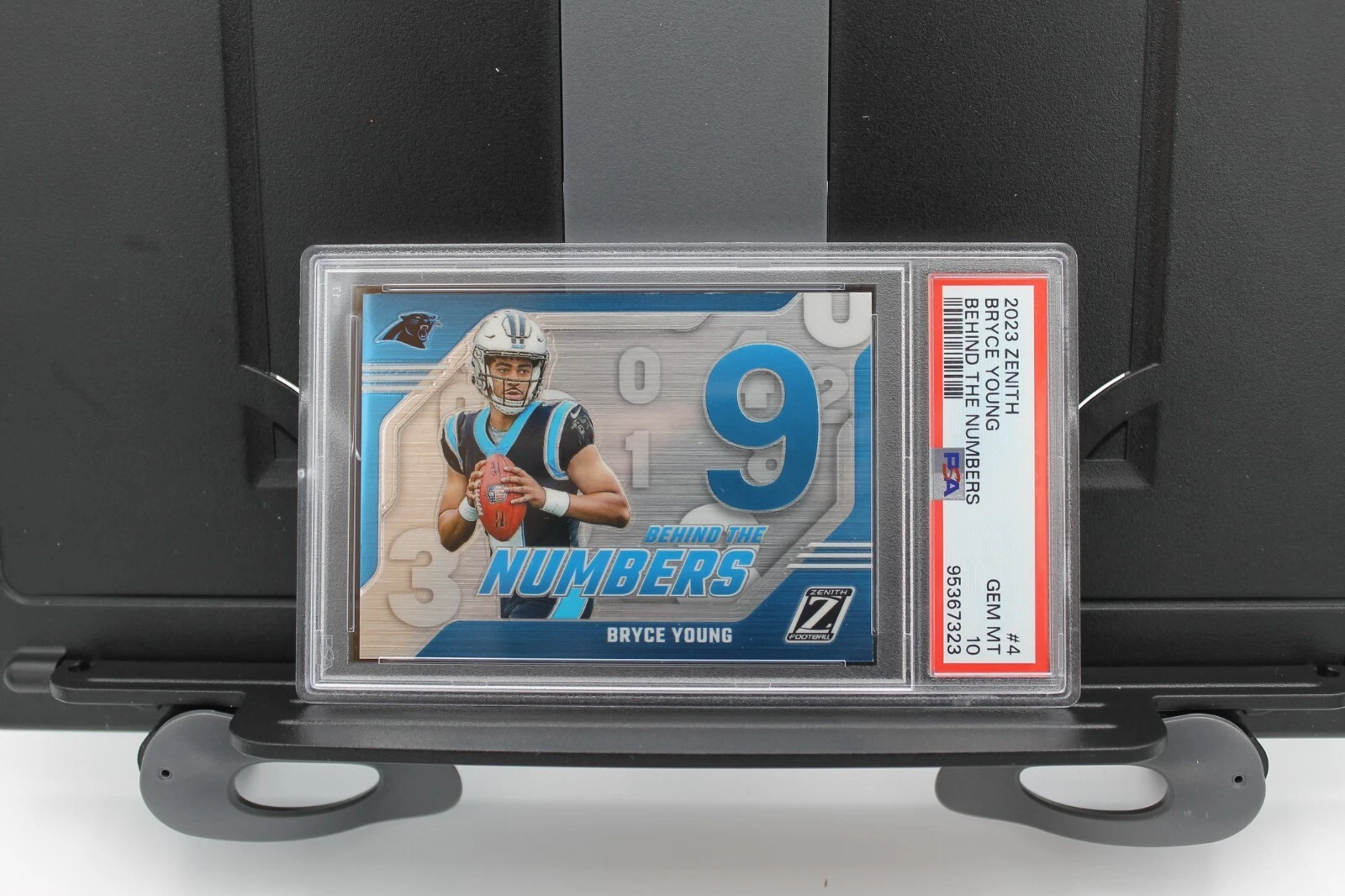 Bryce Young Panini Zenith Behind the Numbers #4 Base