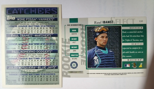 1996 Topps Prospects Raul Ibanez/Paul Konerko #432 & 1997 Score Select RC - Picture 7 of 7