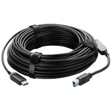 Cable óptico activo macho Vaddio USB 3.0 tipo B a tipo A (65,6') - 440-1005-065