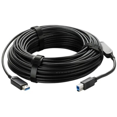 Vaddio USB 3.0 Type-B to Type-A Male Active Optical Cable (65.6') - 440-1005-065