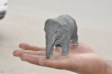 Vintage Grey Color 'N' Trademark Celluloid Elephant Toy, Japan