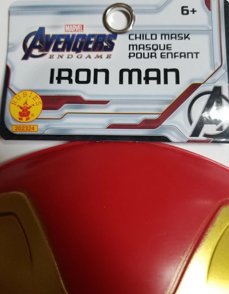 Máscara de Halloween Iron Man niños 6+ años Marvel Avengers Endgame. Foto 2 de 4