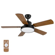 44 Inch Ceiling Fans with Lights and Remote Easy to Install Ceiling Fan