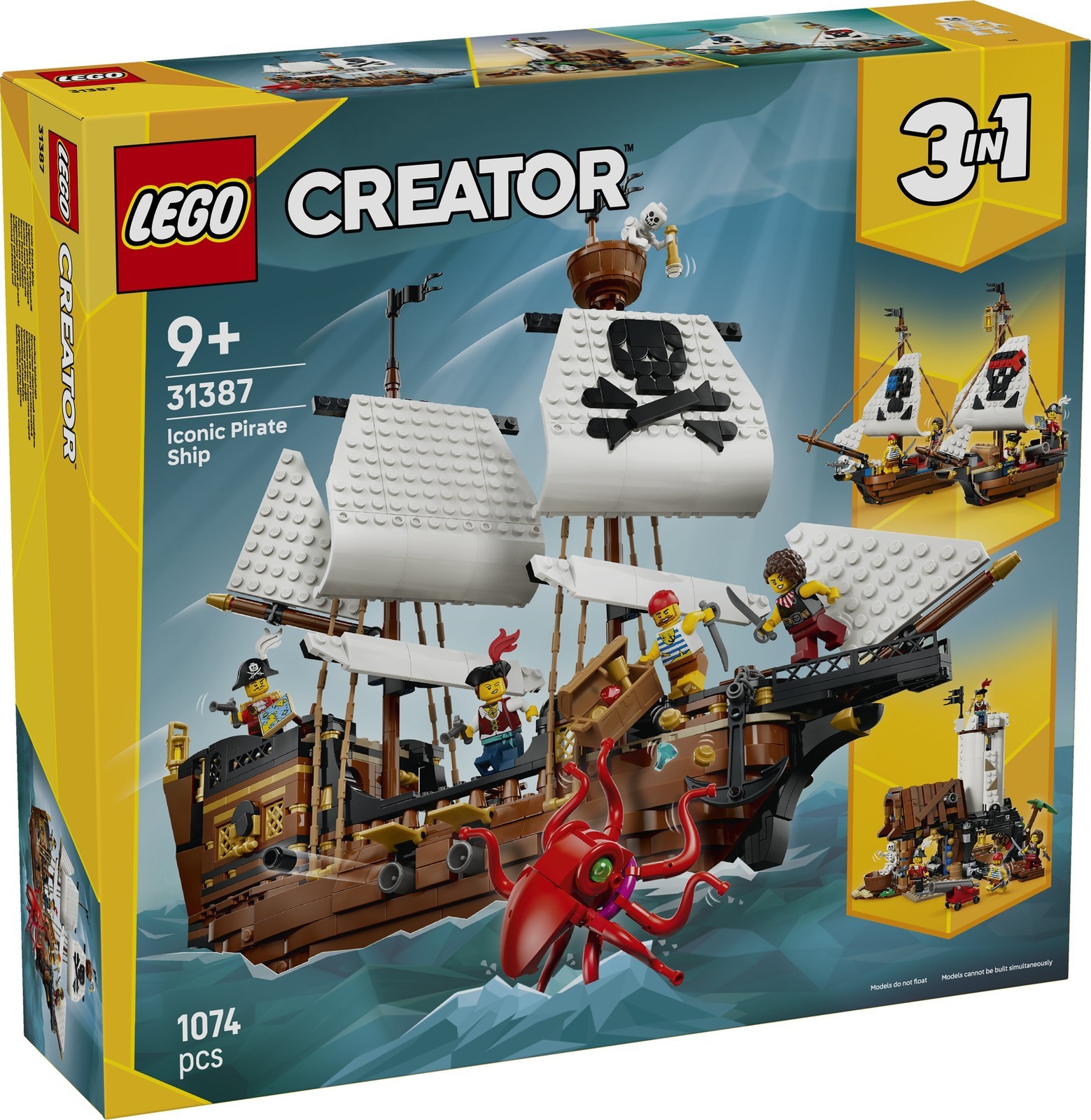 LEGO Creator Iconica nave da pirata 31387 - Immagine 9