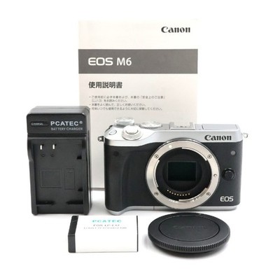 Canon EOS M6 Body Silver Mirrorless Interchangeable Lens Camera Working