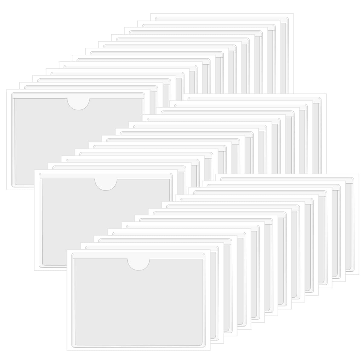 Porte-étiquettes auto-adhésifs 6 x 10 cm pour ne plus perdre vos documents