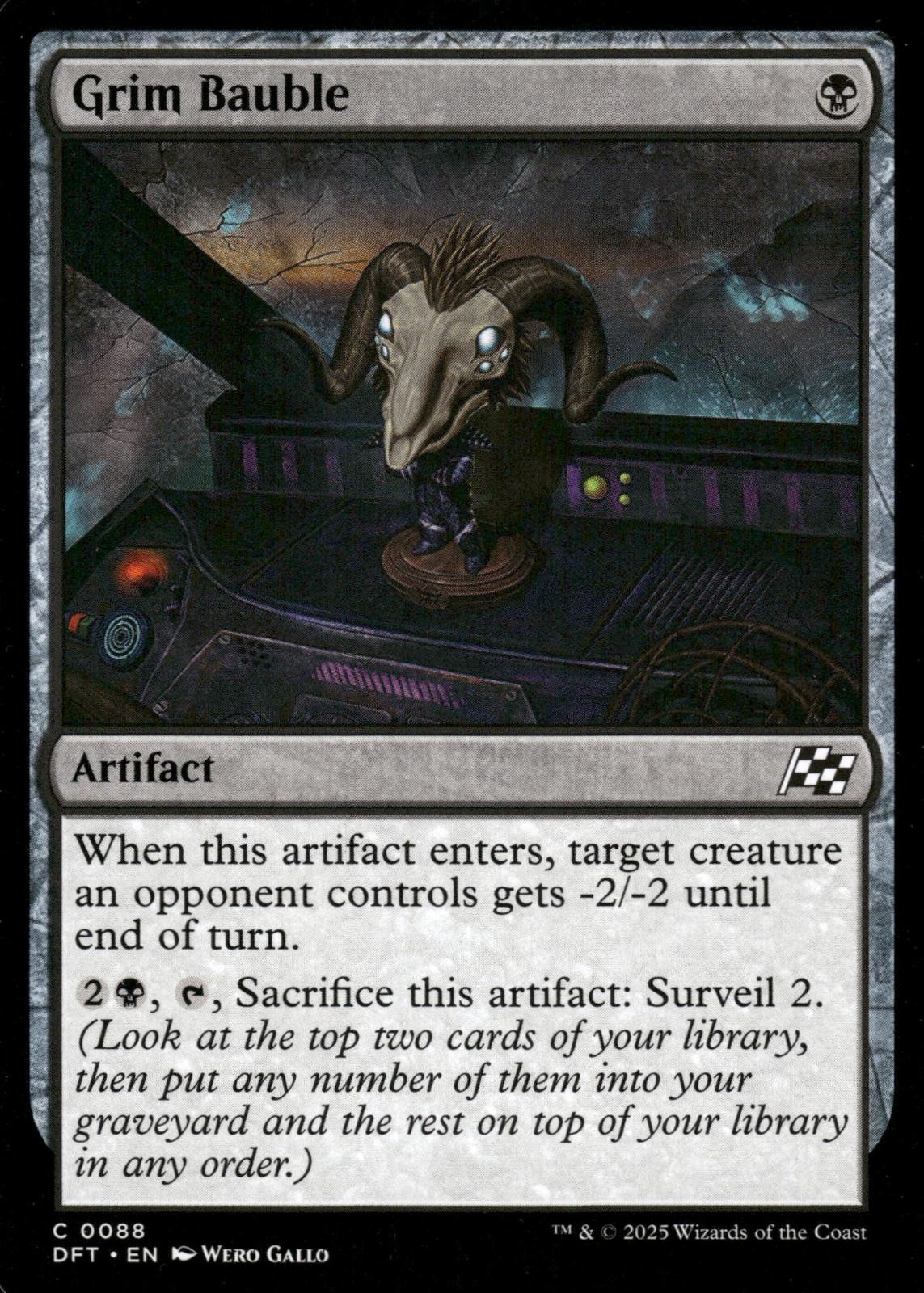 Grim Bauble 88 Common Aetherdrift Magic: The Gathering Near Mint