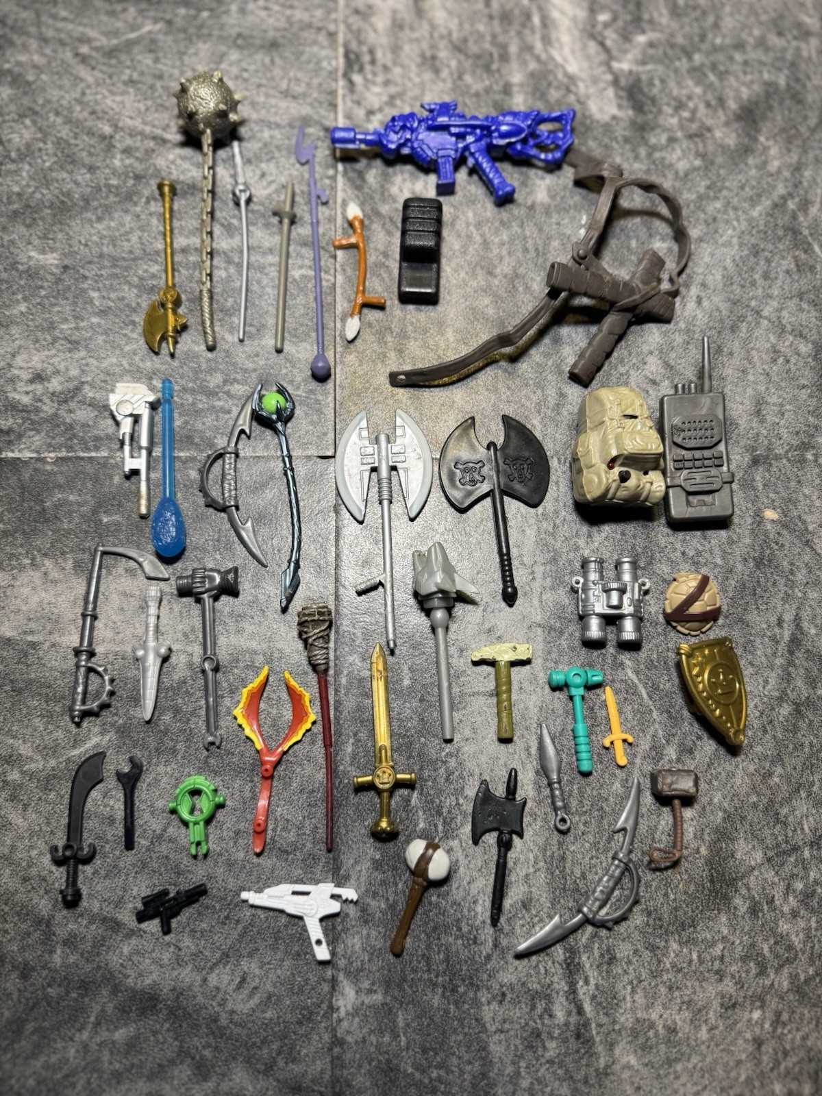 Mix Weapons And Accessories 40+ Lot All In Photo, Free Shipping.