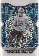 2017 Panini Spectra Rookies Neon Blue Prizm Die-Cut 25/35 Isaiah Ford #160 0c6