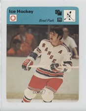 1977-79 Sportscasters Series 07 Lausanne A Brad Park #07-17 HOF 0r5w