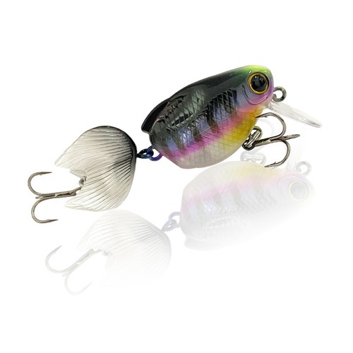 Leurre de pêche flottant 2 pièces poisson rouge 7,5 g leurre perchoir surface Wobblers Crankbait - Photo 5/11