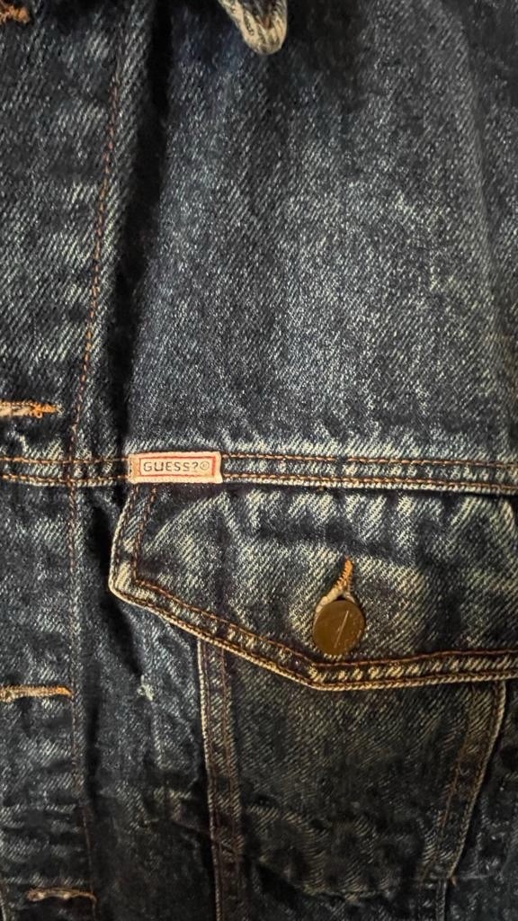 Guess Georges Marciano Vintage Denim Jacket Made in USA Size L 80s