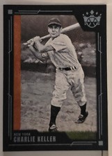 2022 Panini Diamond Kings Baseball Charlie Keller #2 Blue Frame