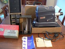 Vintage La Belle model 75 Automatic Slide Projector plus extras in two cases