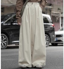 Japanese women's casual wide-leg Student straight-leg trousers loose
