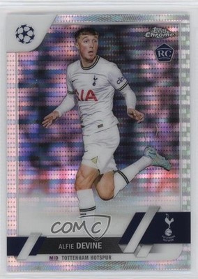 2022 Topps Chrome UEFA Club Competitions Pulsar Refractor Alfie Devine #129 0q0b