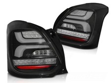 LED Lightbar Rückleuchten passend für Suzuki Swift V AZ 17- Schwarz dynamischer 