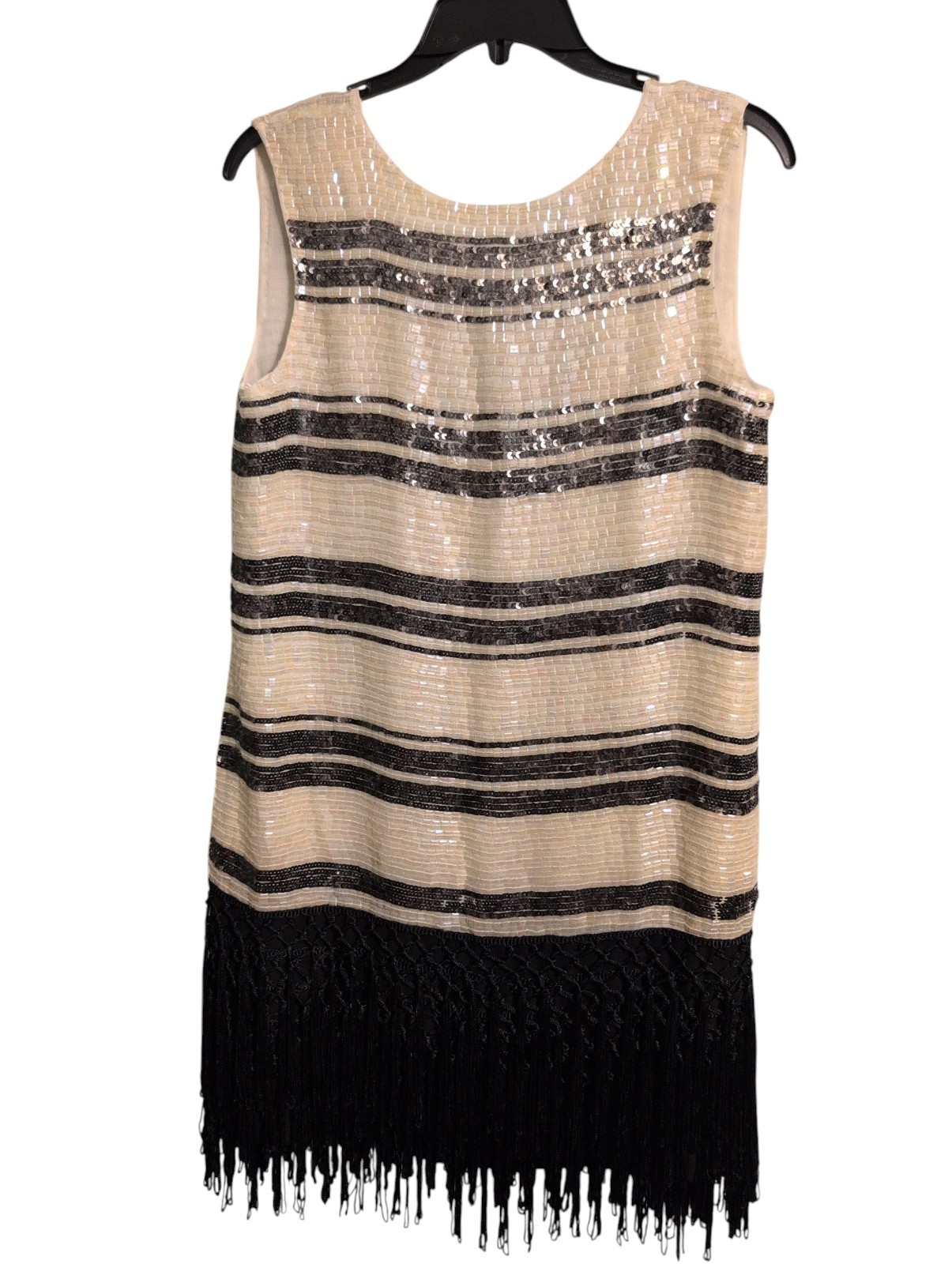Sexy Disfraz Zara Mujeres Tango Vestido Club Fiesta Lentejuelas Seda India Flecos Mediano