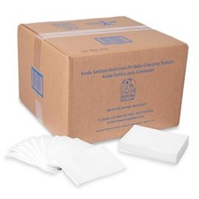 KoalaKare Sanitary Bed Liners for Baby Changing Stations 3-Ply