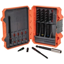 Klein Tools Impact Power Bit Set 26 Piece Long Reach Magnetic Nut Drivers And...