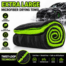 Microfiber Car Drying Towel 1400GSM Streak Free Auto Wash Cloth