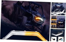RZR PRO Front Accent Light, LED Center Grill Fang Signature Light with Amber