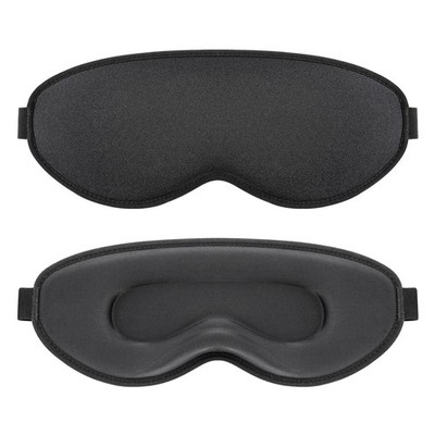 Stereoscopic Eye Mask for Light Blocking and Breathability