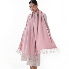Scarfs for Women Winter Scarf Pashmina Shawls Wraps for Evening Pink Scarf