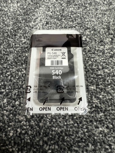 Canon 540 Tintenpatrone schwarz - Modell: PG-540 - NEU/VERSIEGELT