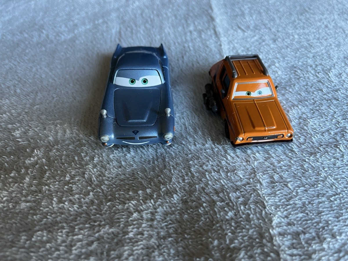 Disney Pixar Cars Rare Lot Lemon Grem With Weapon & Agent Finn