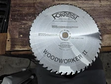 FORREST 12" Woodworker II 48 Tooth Miter Saw Blade Lightly Used