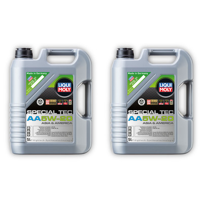2x 5L LIQUI MOLY 7532 Motoröl Special Tec AA 5W-20 Leichtlauf syn Asia America