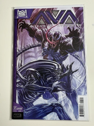 ALIENS VS AVENGERS #1 MARK BROOKS VARIANT, VENOM XENOMORPHS, HICKMAN, NEAR MINT