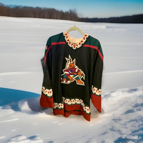 Maillot De Hockey Vintage Phoenix Coyotes NHL - Marque Starter - Taille S/M Jeunesse - Officiellement Licencié