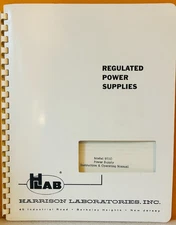 Harrison Labs HP Model 801C Regulated Power Supplies Instr. & Operating Manual.