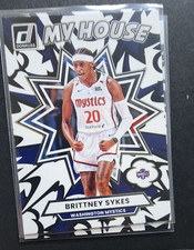 2025 DONRUSS WNBA      "MY HOUSE"    Brittney Sykes #18       WASHINGTON MYSTICS