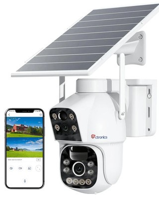 Ctronics 800C ADL 4G LTE Überwachungskamera Außen Doppellinse- OHNE SOLARPANEL!!