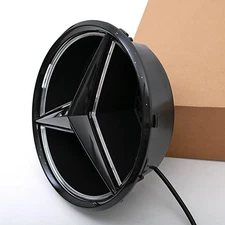 Front Grille/LED Emblem Illuminated Star Badge Fit For MercedeBenz W205 C350 C43